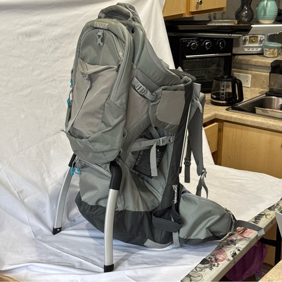 Thule Sapling EliteGray Backpack with Blue Accents